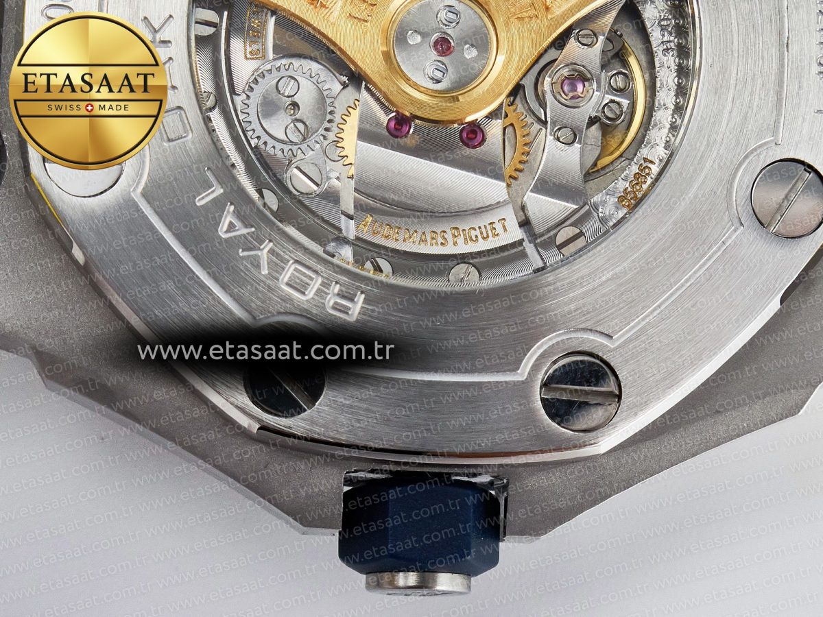 Audemars Piguet Royal Oak Offshore Diver Forged Carbon IPF Best Edition on Rubber Strap MIYOTA 9019 - Görsel 20