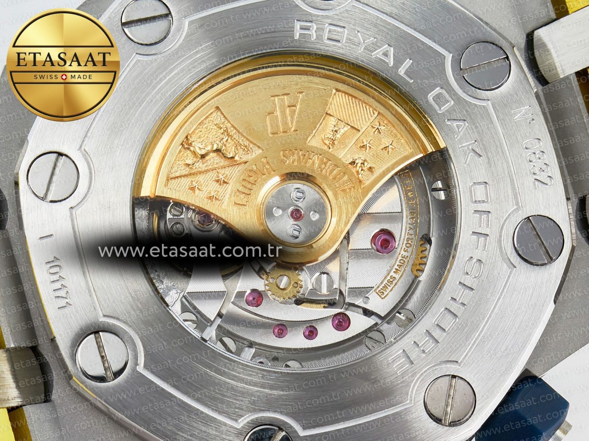 Audemars Piguet Royal Oak Offshore Diver Forged Carbon IPF Best Edition on Rubber Strap MIYOTA 9019 - Görsel 21