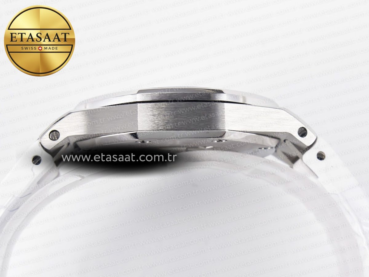 Audemars Piguet Royal Oak Offshore Ladies 33mm SS DRF Best Edition White Dial Diamonds Bezel on White Rubber Strap ETA Quartz - Görsel 13