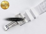 Audemars Piguet Royal Oak Offshore Ladies 33mm SS DRF Best Edition White Dial Diamonds Bezel on White Rubber Strap ETA Quartz - Görsel 18