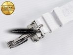 Audemars Piguet Royal Oak Offshore Ladies 33mm SS DRF Best Edition White Dial Diamonds Bezel on White Rubber Strap ETA Quartz - Görsel 20