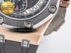 Audemars Piguet Royal Oak Offshore Schumacher Best Edition Gray/Black Dial on Gray Rubber Strap A3126 - Görsel 15