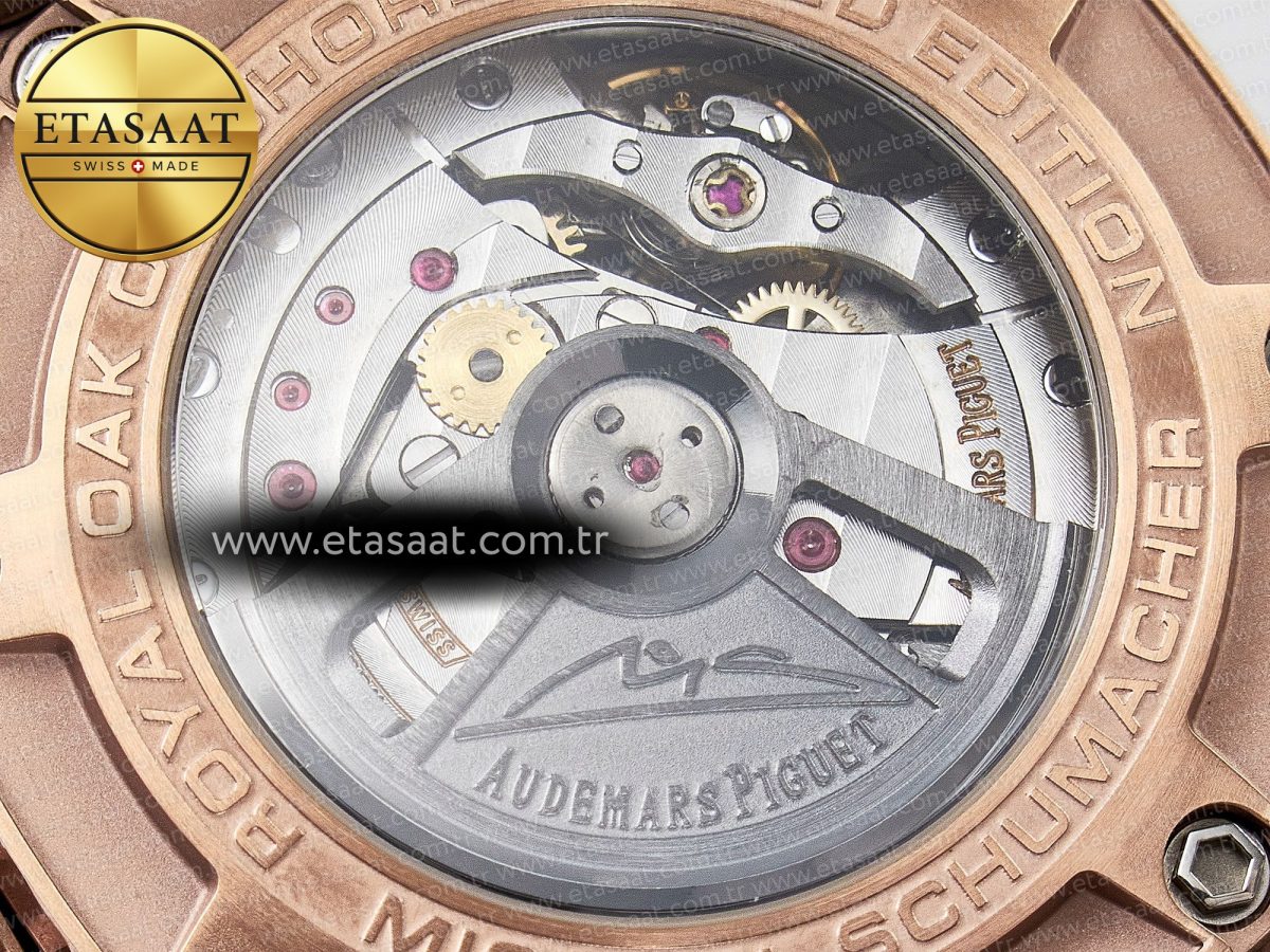Audemars Piguet Royal Oak Offshore Schumacher Best Edition Gray/Black Dial on Gray Rubber Strap A3126 - Görsel 20
