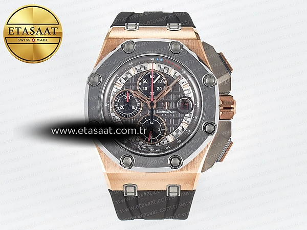 Audemars Piguet Royal Oak Offshore Schumacher A3126 Eta Saat - 1:1 Süper Klon Replika Saat