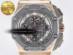 Audemars Piguet Royal Oak Offshore Schumacher Best Edition Gray/Black Dial on Gray Rubber Strap A3126 - Görsel 4