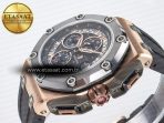 Audemars Piguet Royal Oak Offshore Schumacher Best Edition Gray/Black Dial on Gray Rubber Strap A3126 - Görsel 6