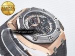 Audemars Piguet Royal Oak Offshore Schumacher Best Edition Gray/Black Dial on Gray Rubber Strap A3126 - Görsel 7