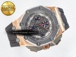 Audemars Piguet Royal Oak Offshore Schumacher Best Edition Gray/Black Dial on Gray Rubber Strap A3126 - Görsel 8