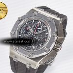 Audemars Piguet Royal Oak Offshore Best Edition Gray/Black Dial on Gray Rubber Strap A3126