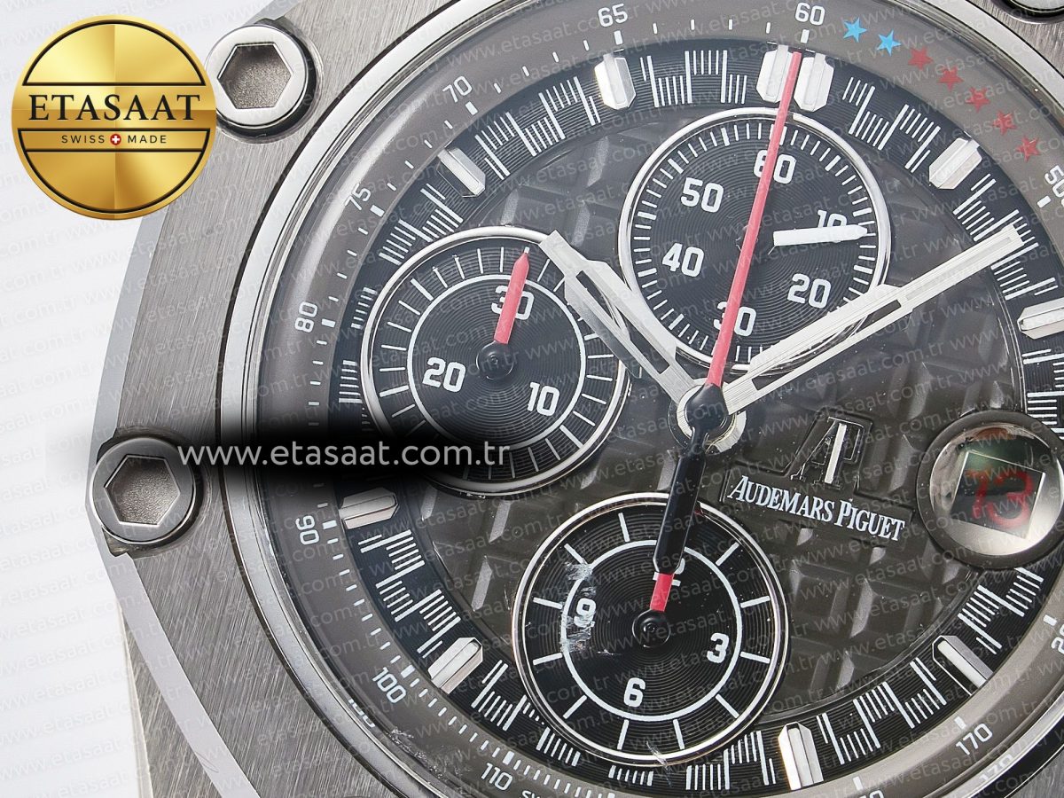 Audemars Piguet Royal Oak Offshore Best Edition Gray/Black Dial on Gray Rubber Strap A3126 - Görsel 11