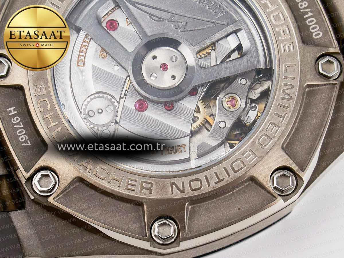 Audemars Piguet Royal Oak Offshore Best Edition Gray/Black Dial on Gray Rubber Strap A3126 - Görsel 24