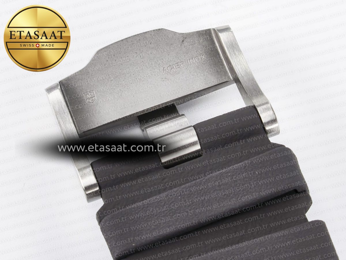 Audemars Piguet Royal Oak Offshore Best Edition Gray/Black Dial on Gray Rubber Strap A3126 - Görsel 28