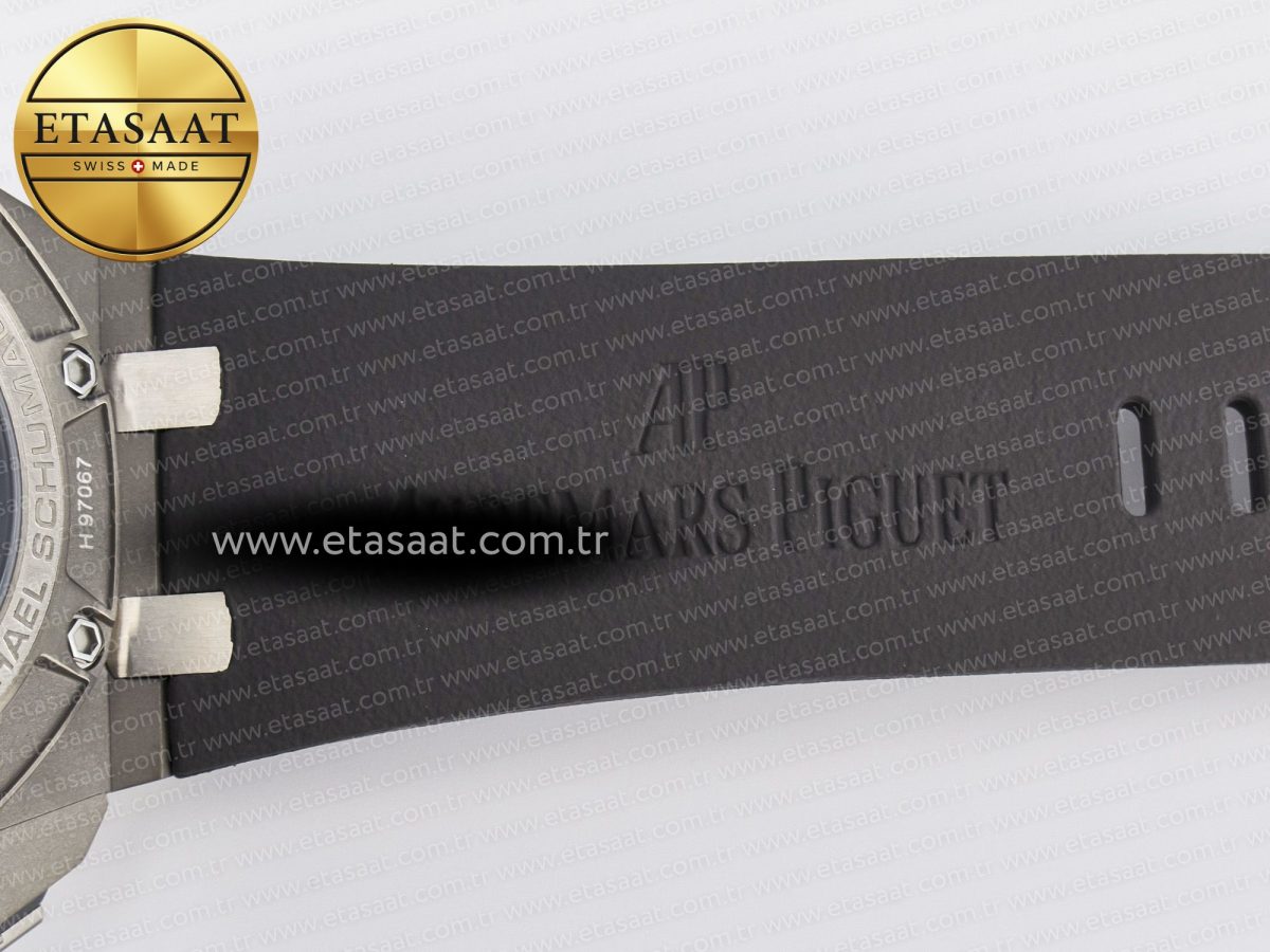 Audemars Piguet Royal Oak Offshore Best Edition Gray/Black Dial on Gray Rubber Strap A3126 - Görsel 29