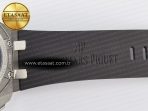 Audemars Piguet Royal Oak Offshore Best Edition Gray/Black Dial on Gray Rubber Strap A3126 - Görsel 29