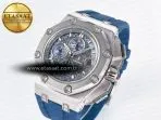 Audemars Piguet Royal Oak Offshore Schumacher Best Edition Gray/Blue Dial on Blue Rubber Strap A3126