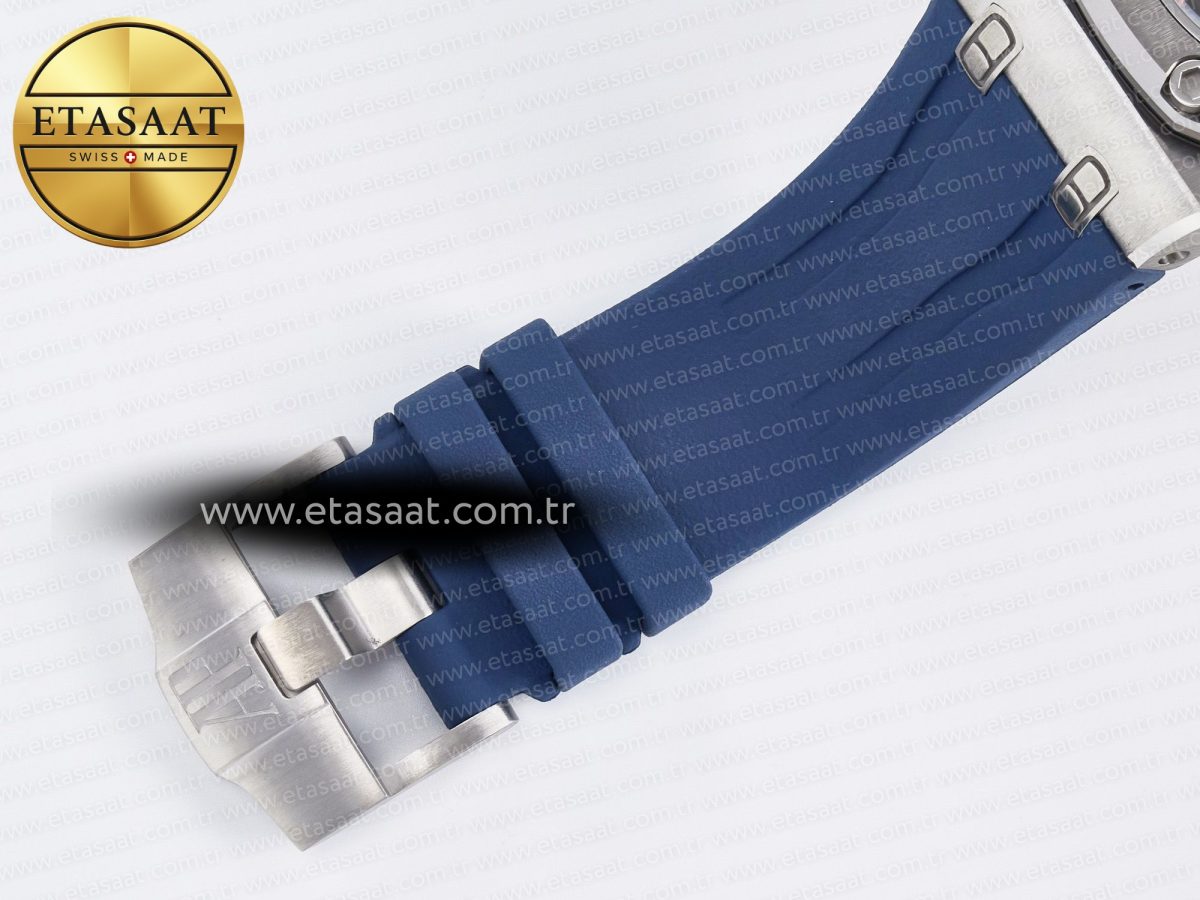 Audemars Piguet Royal Oak Offshore Schumacher Best Edition Gray/Blue Dial on Blue Rubber Strap A3126 - Görsel 26