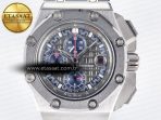 Audemars Piguet Royal Oak Offshore Schumacher Best Edition Gray/Blue Dial on Blue Rubber Strap A3126 - Görsel 4