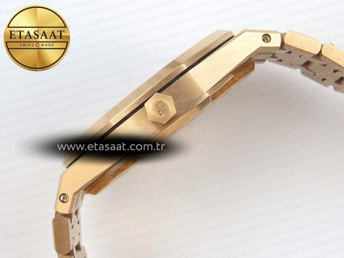Audemars Piguet Royal Oak Openworked 16204 Skeleton Dial on RG A7124 - Görsel 11