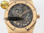 Audemars Piguet Royal Oak Openworked 16204 Skeleton Dial on RG A7124 - Görsel 4