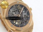 Audemars Piguet Royal Oak Openworked 16204 Skeleton Dial on RG A7124 - Görsel 5