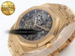 Audemars Piguet Royal Oak Openworked 16204 Skeleton Dial on RG A7124 - Görsel 6