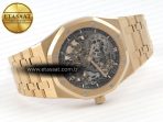 Audemars Piguet Royal Oak Openworked 16204 Skeleton Dial on RG A7124 - Görsel 8