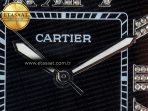 Cartier Santos De 40mm TWF 1:1 Best Edition Black Diamond Dial SS/YG Dia/Rmn A2824 - Görsel 10