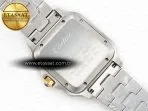 Cartier Santos De 40mm TWF 1:1 Best Edition Black Diamond Dial SS/YG Dia/Rmn A2824 - Görsel 16