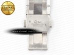 Cartier Santos De 40mm TWF 1:1 Best Edition Black Diamond Dial SS/YG Dia/Rmn A2824 - Görsel 30