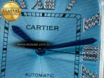 Cartier Santos De 40mm TWF 1:1 Best Edition Blue Dial SS/SS Dia/Rmn A2824 - Görsel 10