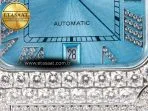 Cartier Santos De 40mm TWF 1:1 Best Edition Blue Dial SS/SS Dia/Rmn A2824 - Görsel 12