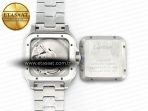 Cartier Santos De 40mm TWF 1:1 Best Edition Blue Diamond Dial SS/SS A2824 - Görsel 17