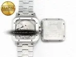 Cartier Santos De 40mm TWF 1:1 Best Edition Diamond Dial SS/SS Dia/Rmn A2824 - Görsel 17