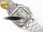 Cartier Santos De 40mm TWF 1:1 Best Edition Diamond Dial SS/SS Dia/Rmn A2824 - Görsel 18