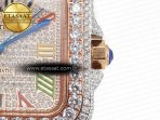 Cartier Santos De  Rainbow Diamond A2824 - Görsel 11