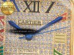 Cartier Santos De 40mm TWF 1:1 Best Edition Rainbow Diamond Dial SS/YG Dia/Rmn A2824 - Görsel 10