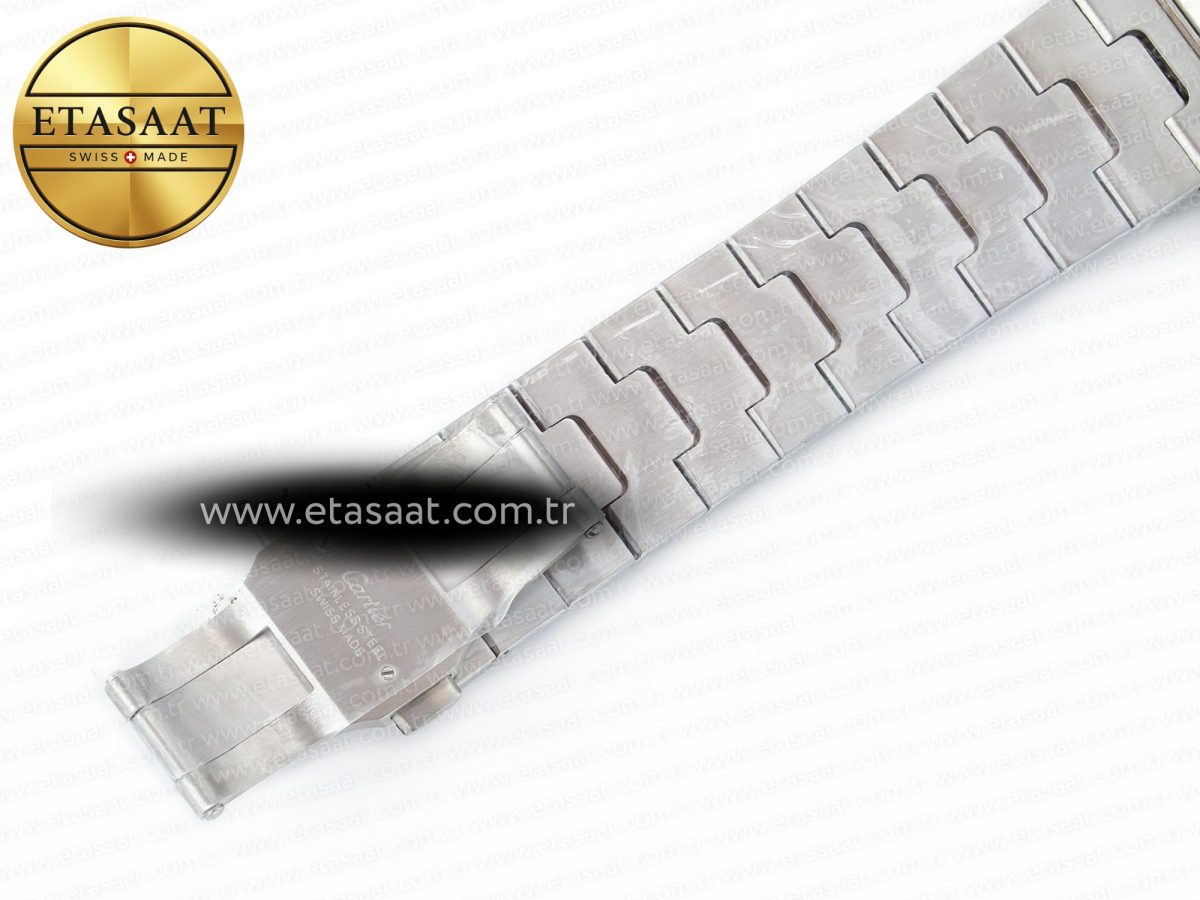 Cartier Santos De 40mm TWF 1:1 Best Edition Red Dial SS/SS Dia/Rmn A2824 - Görsel 27