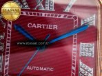 Cartier Santos De 40mm TWF 1:1 Best Edition Red Diamond Dial SS/RG Dia/Rmn A2824 - Görsel 10