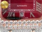 Cartier Santos De 40mm TWF 1:1 Best Edition Red Diamond Dial SS/RG Dia/Rmn A2824 - Görsel 12