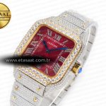 Cartier Santos De Red Diamond A2824