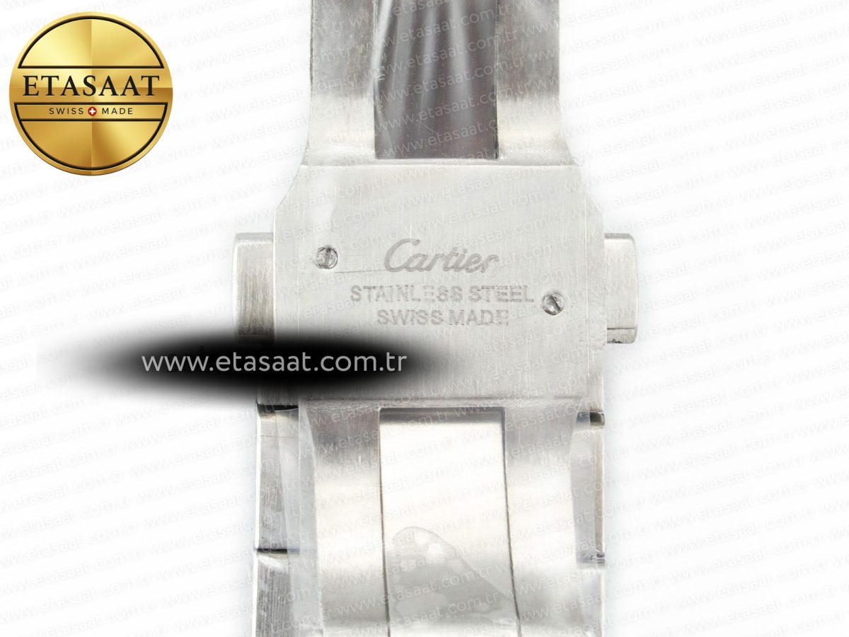 Cartier Santos De 40mm TWF 1:1 Best Edition RG Diamond Dial SS/RG A2824 - Görsel 30