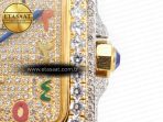 Cartier Santos De 40mm TWF 1:1 Best Edition RG Diamond Dial SS/YG A2824 - Görsel 11