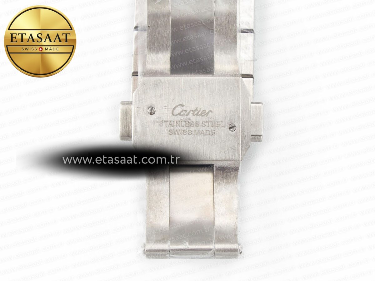 Cartier Santos De 40mm TWF 1:1 Best Edition YG Diamond Dial SS/YG A2824 - Görsel 30
