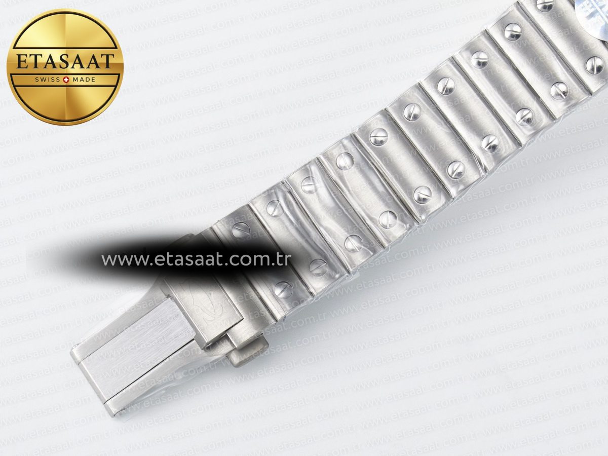 Cartier Santos de Cartier 35mm J12F 1:1 Best Edition White Dial on SS SmartLinks Bracelet MIYOTA 9015 - Görsel 16