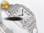 Cartier Santos de Cartier 35mm J12F 1:1 Best Edition White Dial on SS SmartLinks Bracelet MIYOTA 9015 - Görsel 6