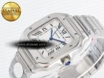 Cartier Santos de Cartier 35mm J12F 1:1 Best Edition White Dial on SS SmartLinks Bracelet MIYOTA 9015 - Görsel 7