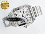 Cartier Santos de Cartier 35mm J12F 1:1 Best Edition White Dial on SS SmartLinks Bracelet MIYOTA 9015 - Görsel 8