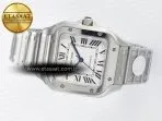 Cartier Santos de Cartier 35mm J12F 1:1 Best Edition White Dial on SS SmartLinks Bracelet MIYOTA 9015 - Görsel 9
