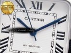 Cartier Santos de Cartier 35mm SS 2018 BVF 1:1 Best Edition White Dial on SS SmartLinks Bracelet MIYOTA 9015 V2 - Görsel 11