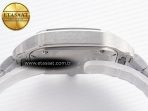 Cartier Santos de Cartier 35mm SS 2018 BVF 1:1 Best Edition White Dial on SS SmartLinks Bracelet MIYOTA 9015 V2 - Görsel 13